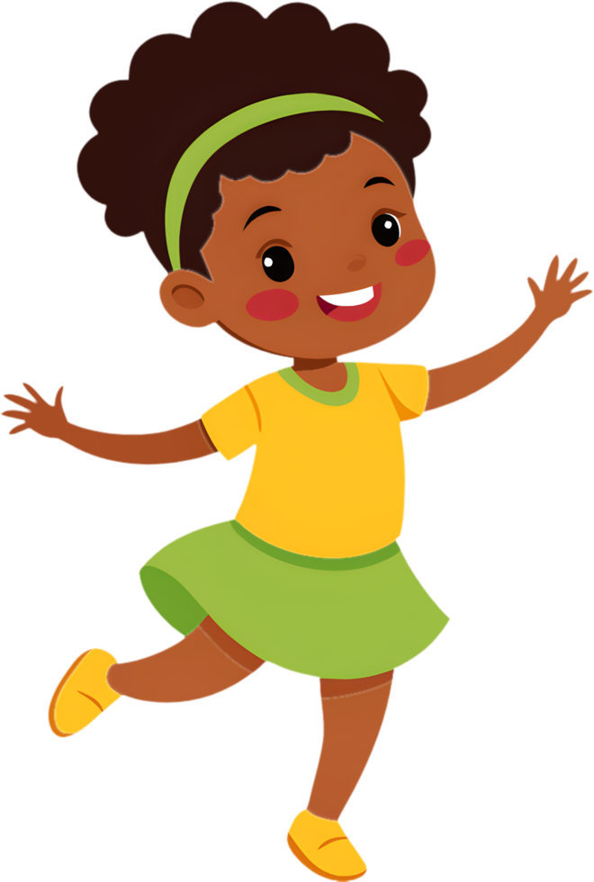Cute cartoon girl clipart with humorous reactions collection. . png