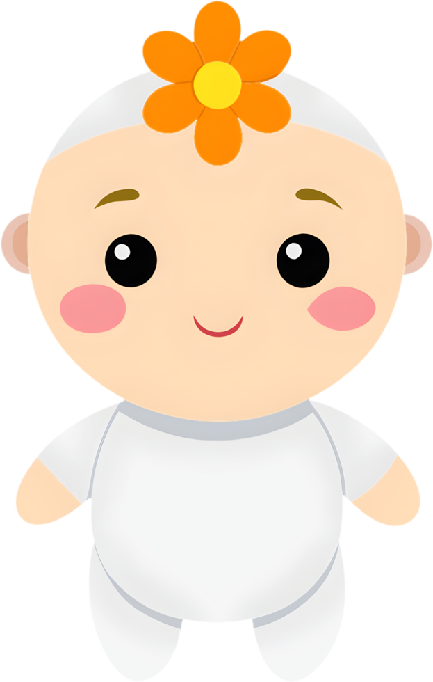 Curious Baby Illustrations in Watercolor Style. . png