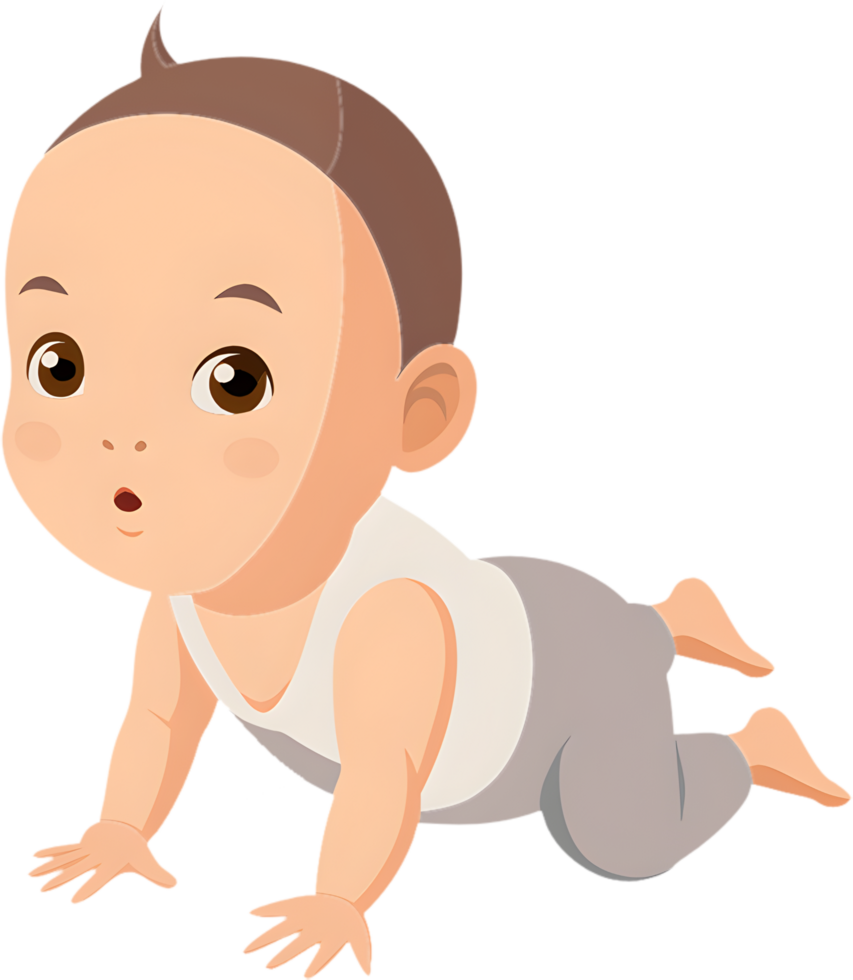 Gentle Baby Emoticons for Pediatric Websites. . png