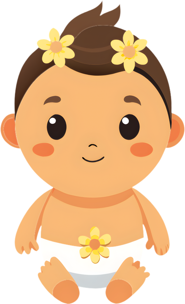 Cheerful Baby Emoticons for Parenting Blogs. . png