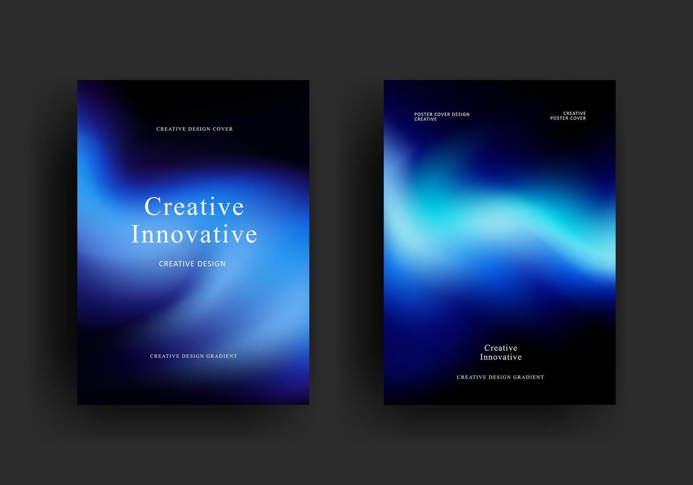 Abstract gradient poster template. Modern Covers Design. Mesh gradient background design. Trendy front page design for Banner and poster vector