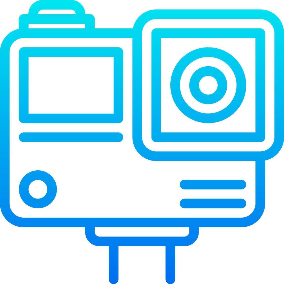 An icon of a camera on a white background vector