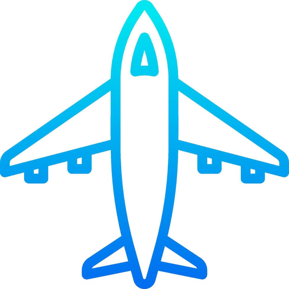 Airplane icon illustration vector