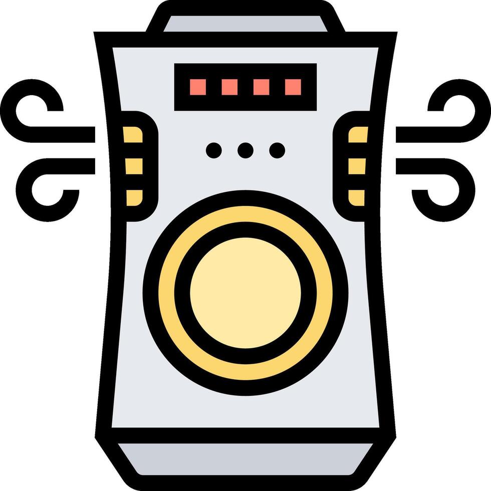 A speaker with a microphone icon on a white background vector