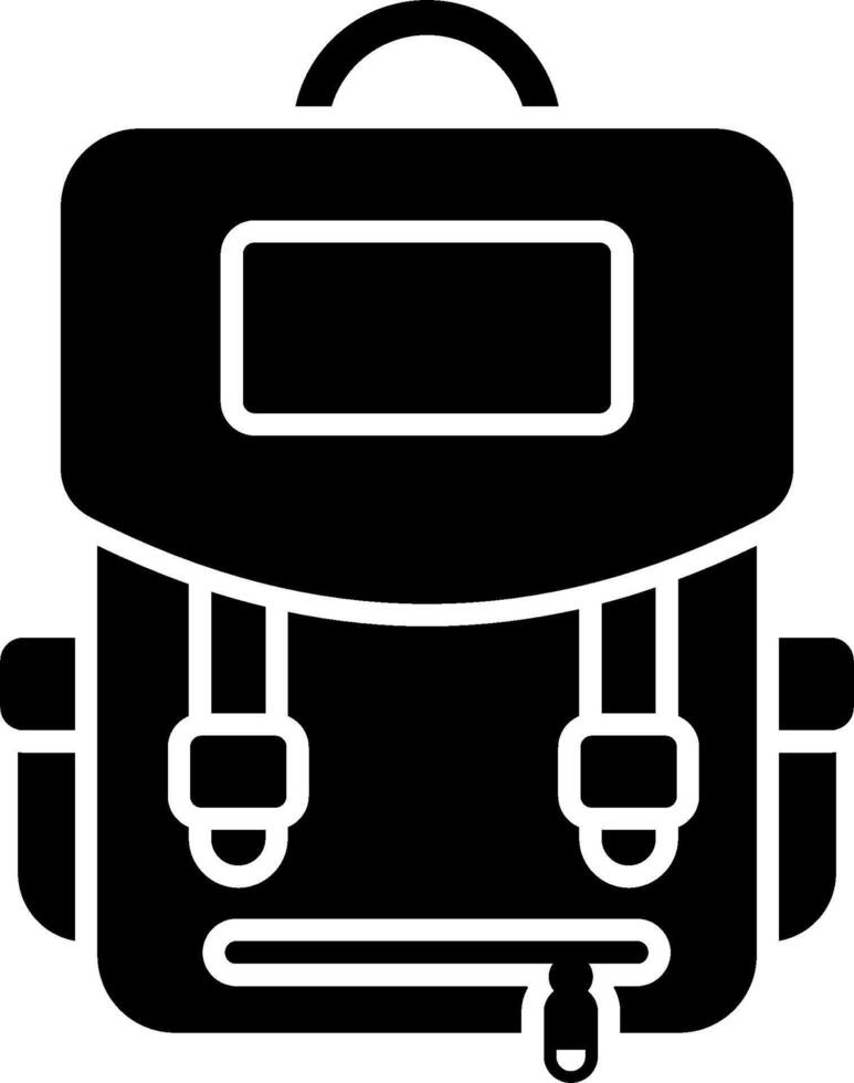 Backpack icon illustration vector