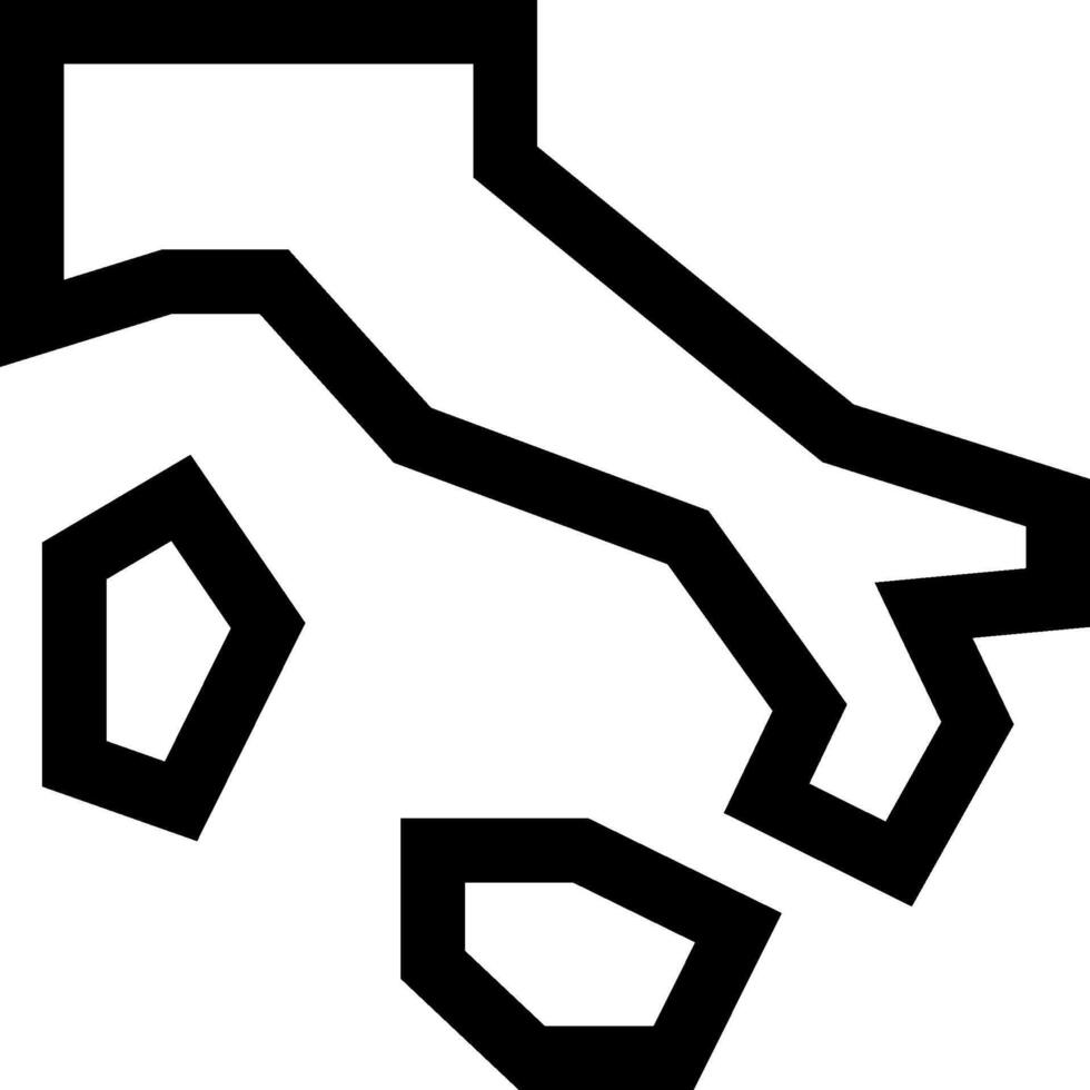 A black and white logo of a person with a hand vector