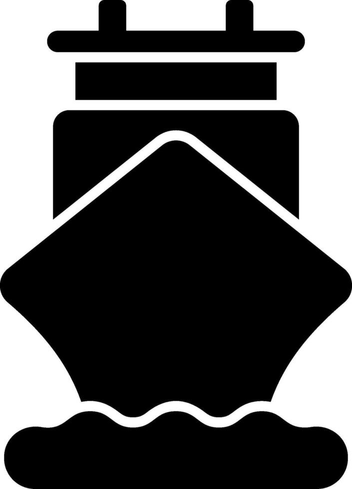 A ship icon on a white background vector