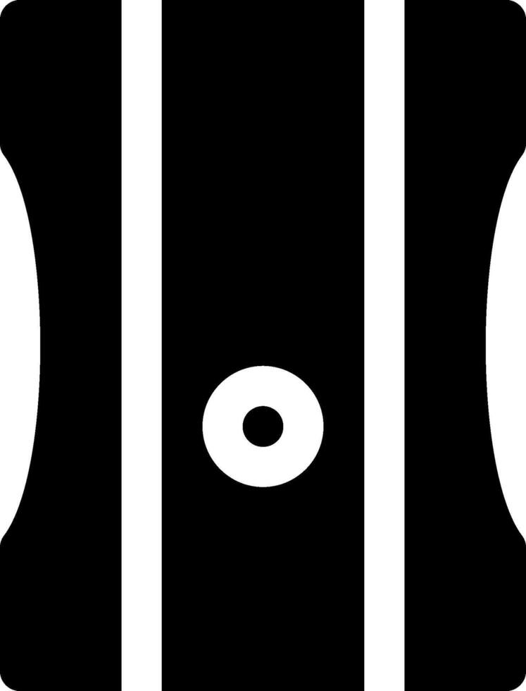 A black and white icon of a black and white striped wall vector