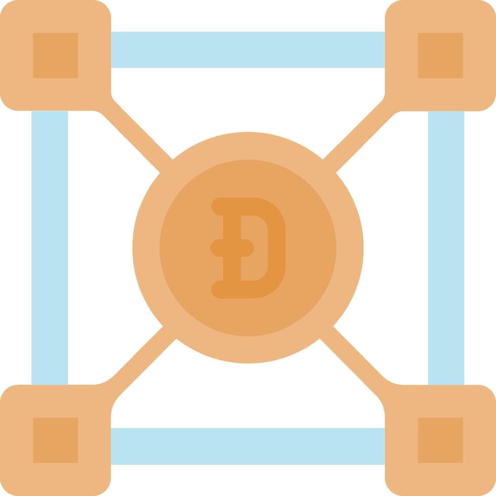 A circle with a dollar sign in the center vector
