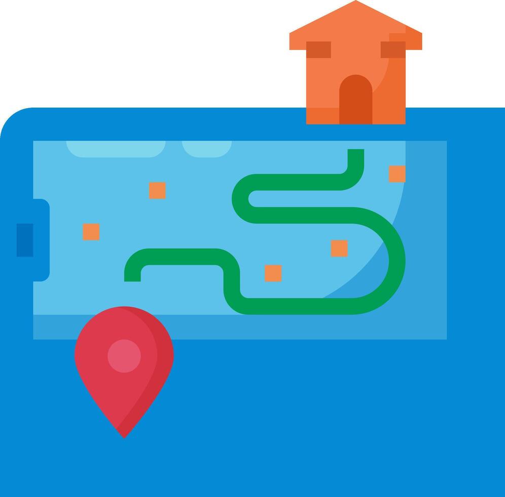 How to use google maps to find your house vector