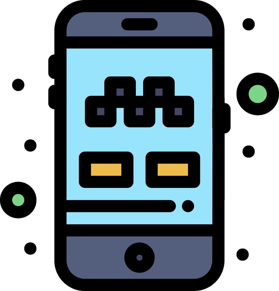 A phone with a game on it vector