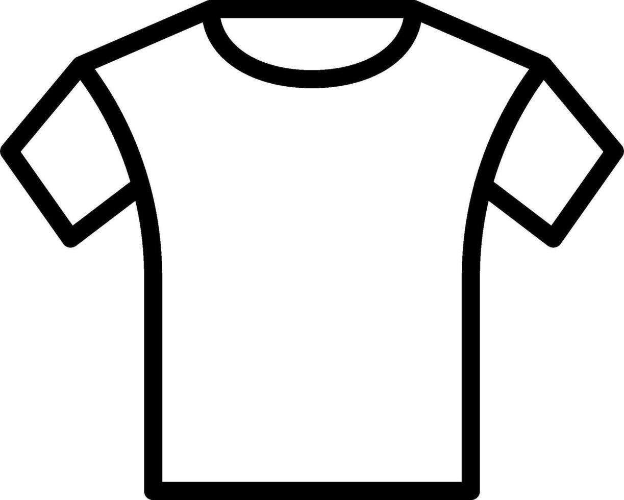 A t - shirt on a white background vector