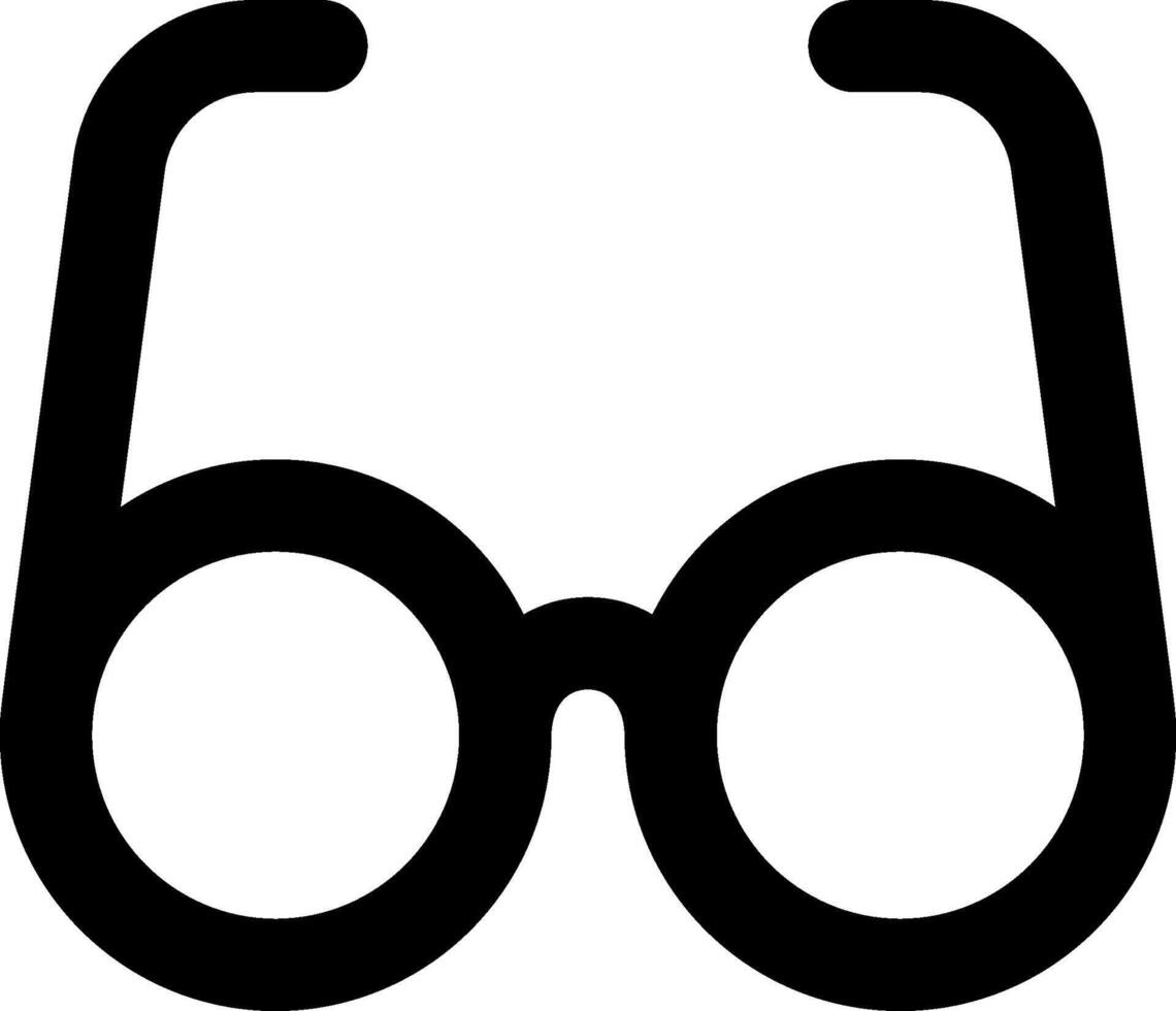 Glasses icon for a website vector