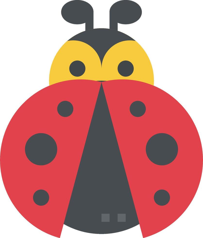 Ladybug illustration design vector