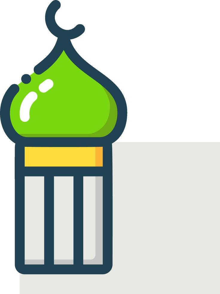 Islamic mosque icon vector