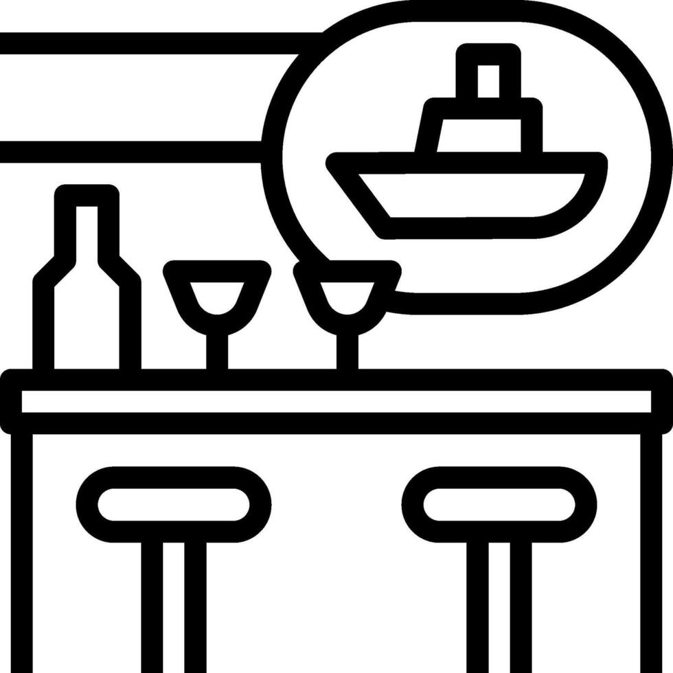 Bar icon illustration vector
