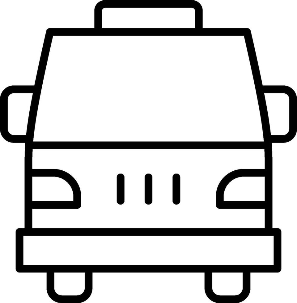 Bus icon on white background vector