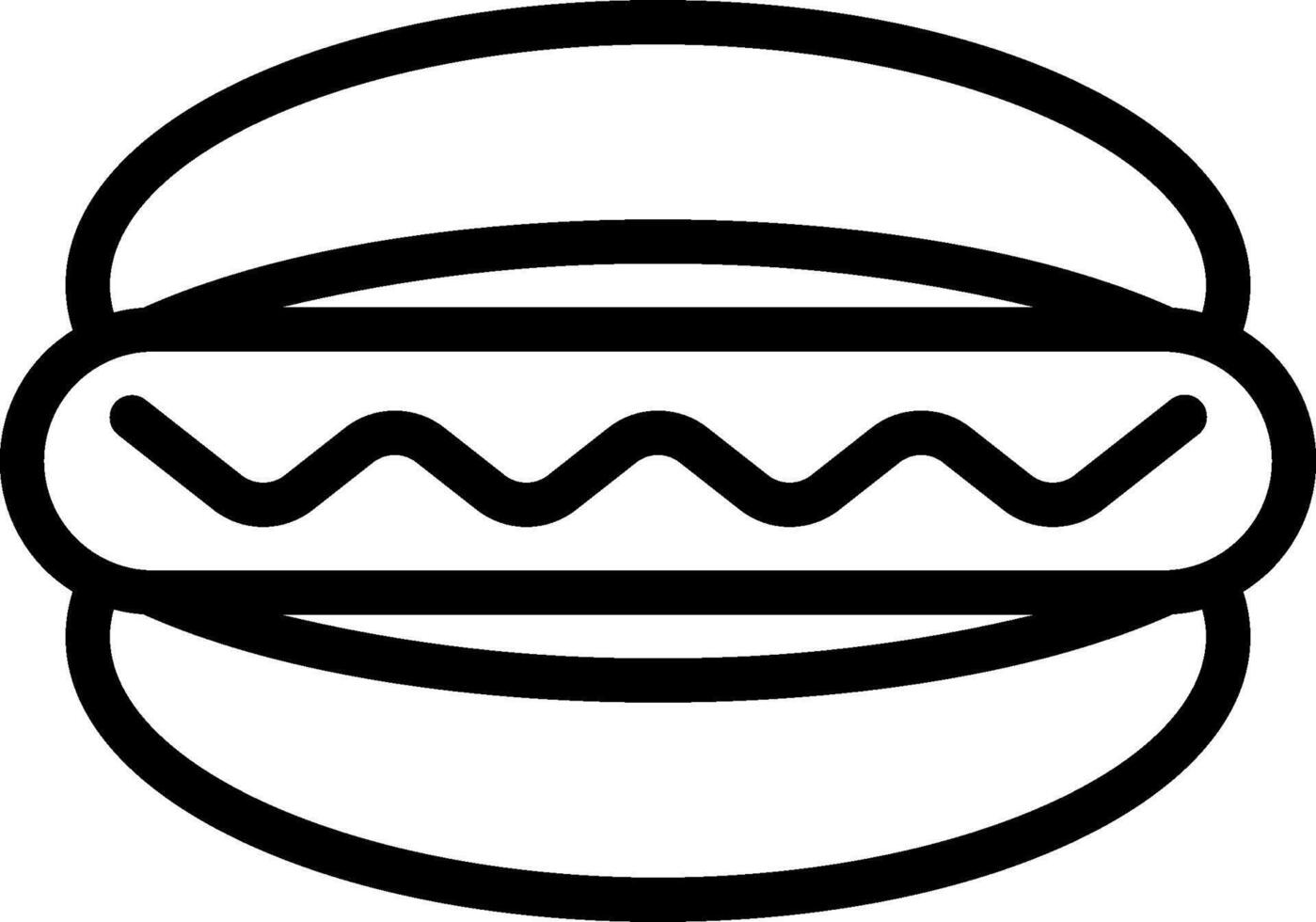 A hamburger icon on a white background vector