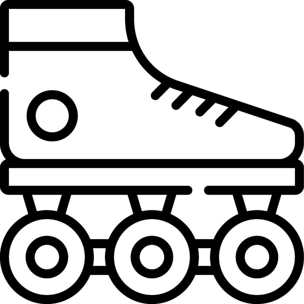 Roller skate icon illustration vector