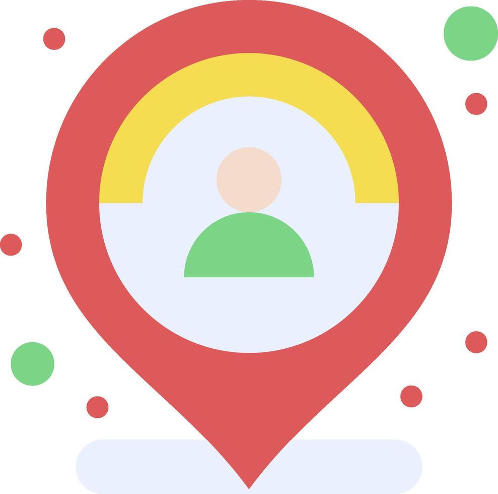 Google maps location pin icon vector
