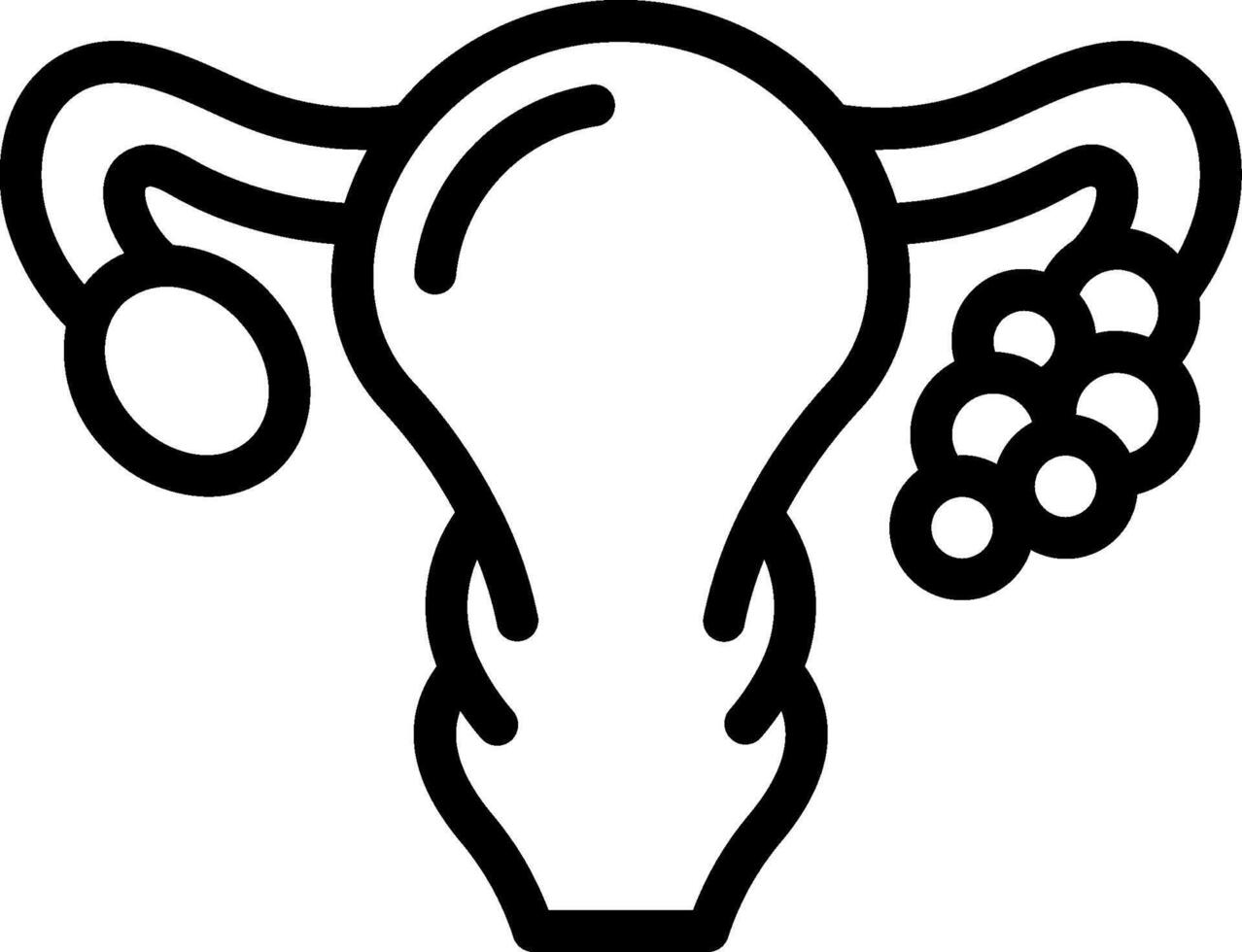 A black and white illustration of a woman's head with grapes vector