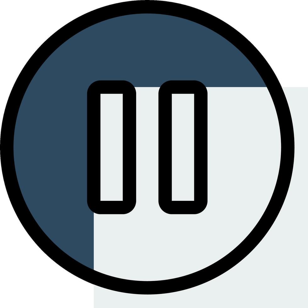 A black and white icon of a button vector