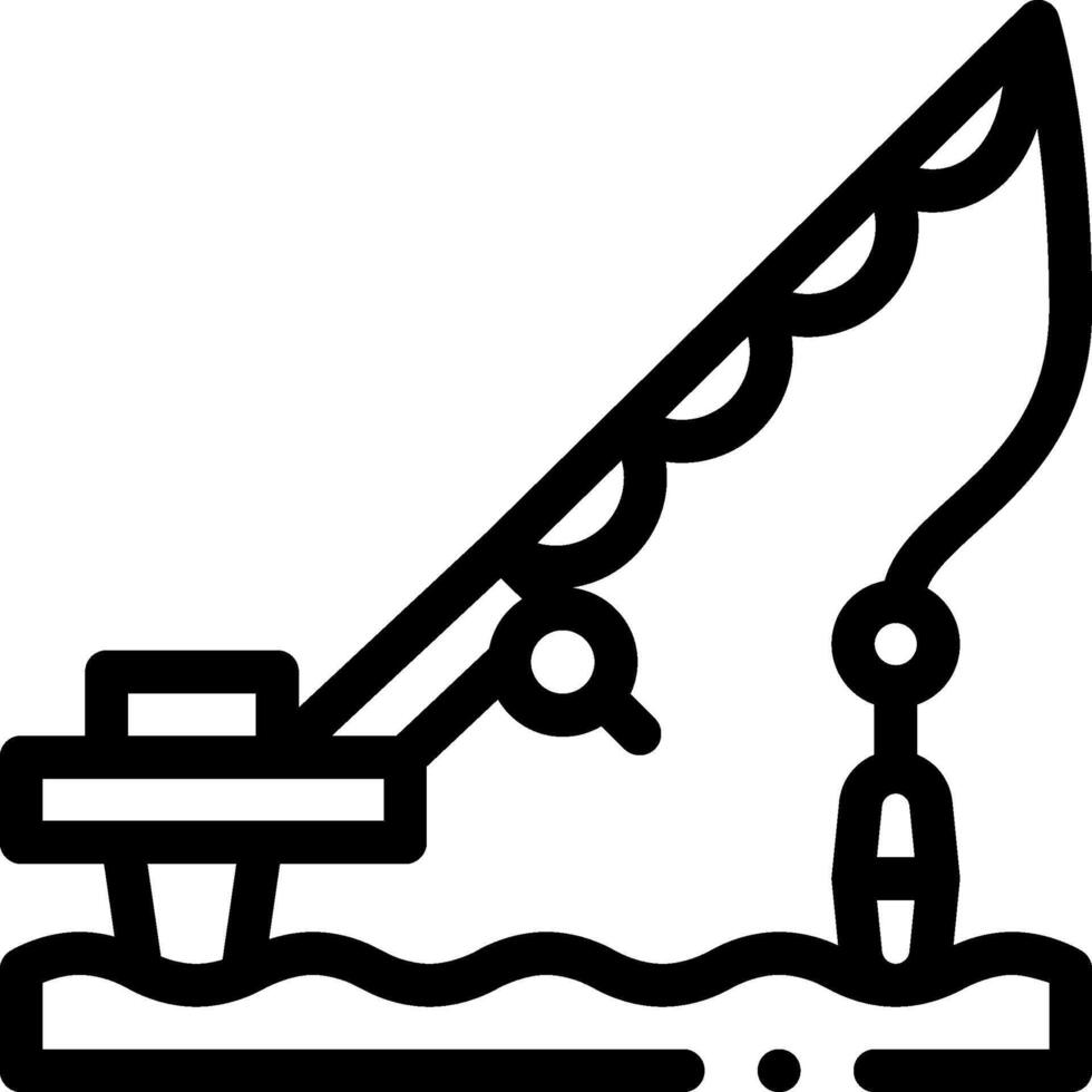 Fishing boat icon vector