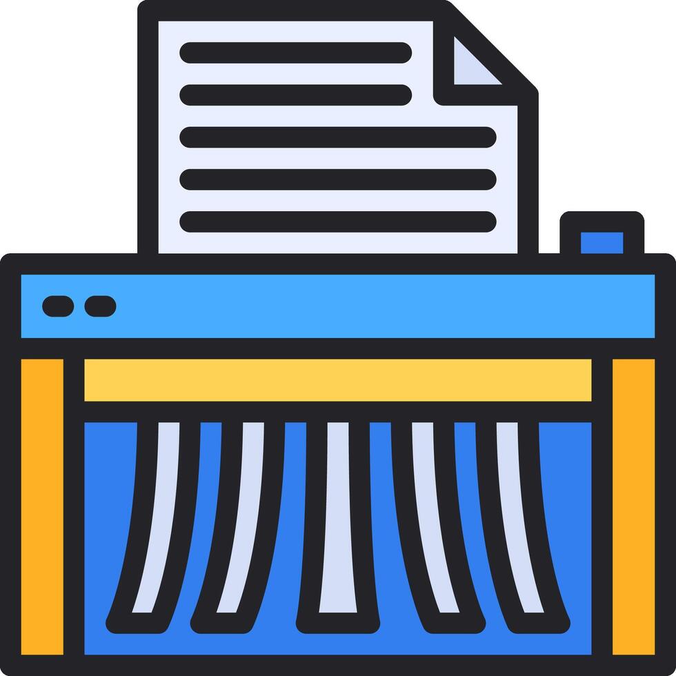 A printer with paper and a sheet of paper vector