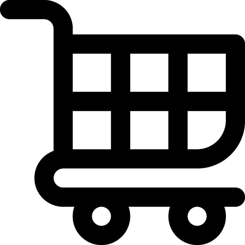 Shopping cart icon vector