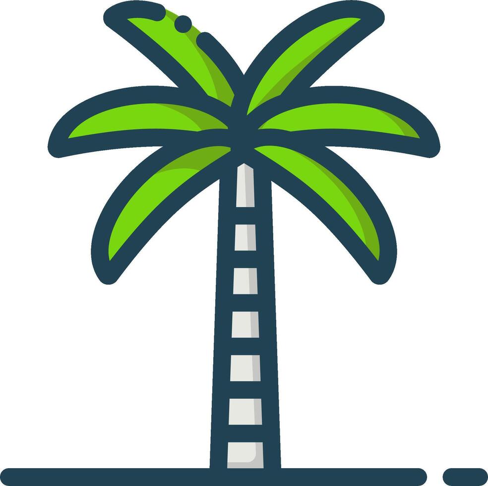 Palm tree icon vector