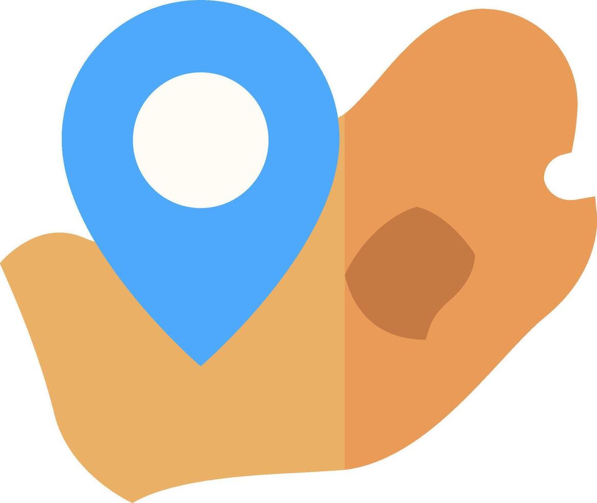 Map pin icon vector