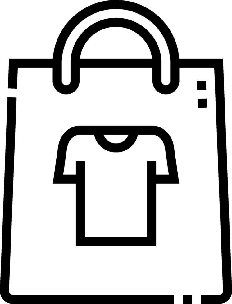 Shopping bag icon vector