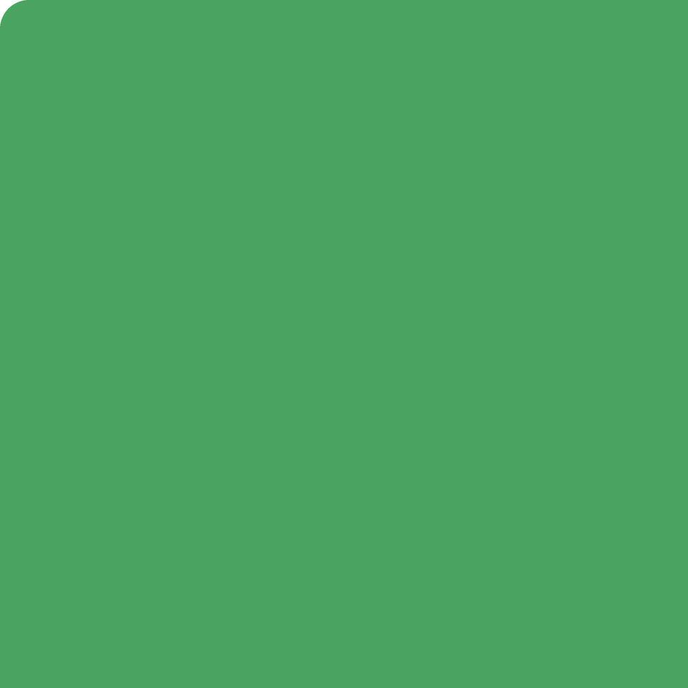 A green square with a white border vector