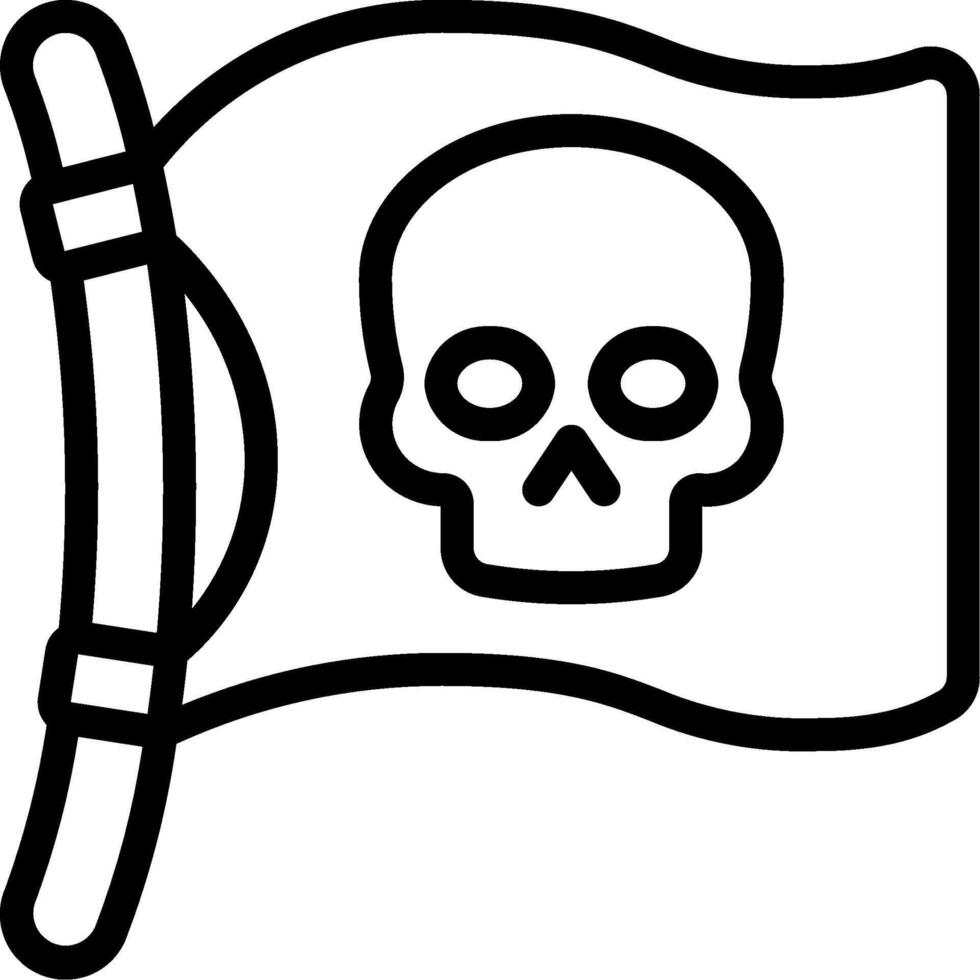 Pirate illustration design vector