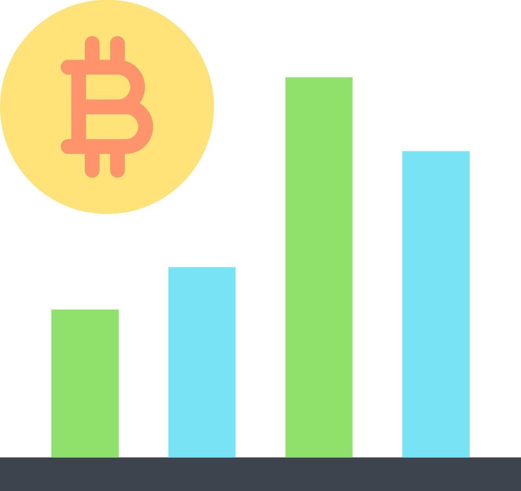 Bitcoin illustration design vector