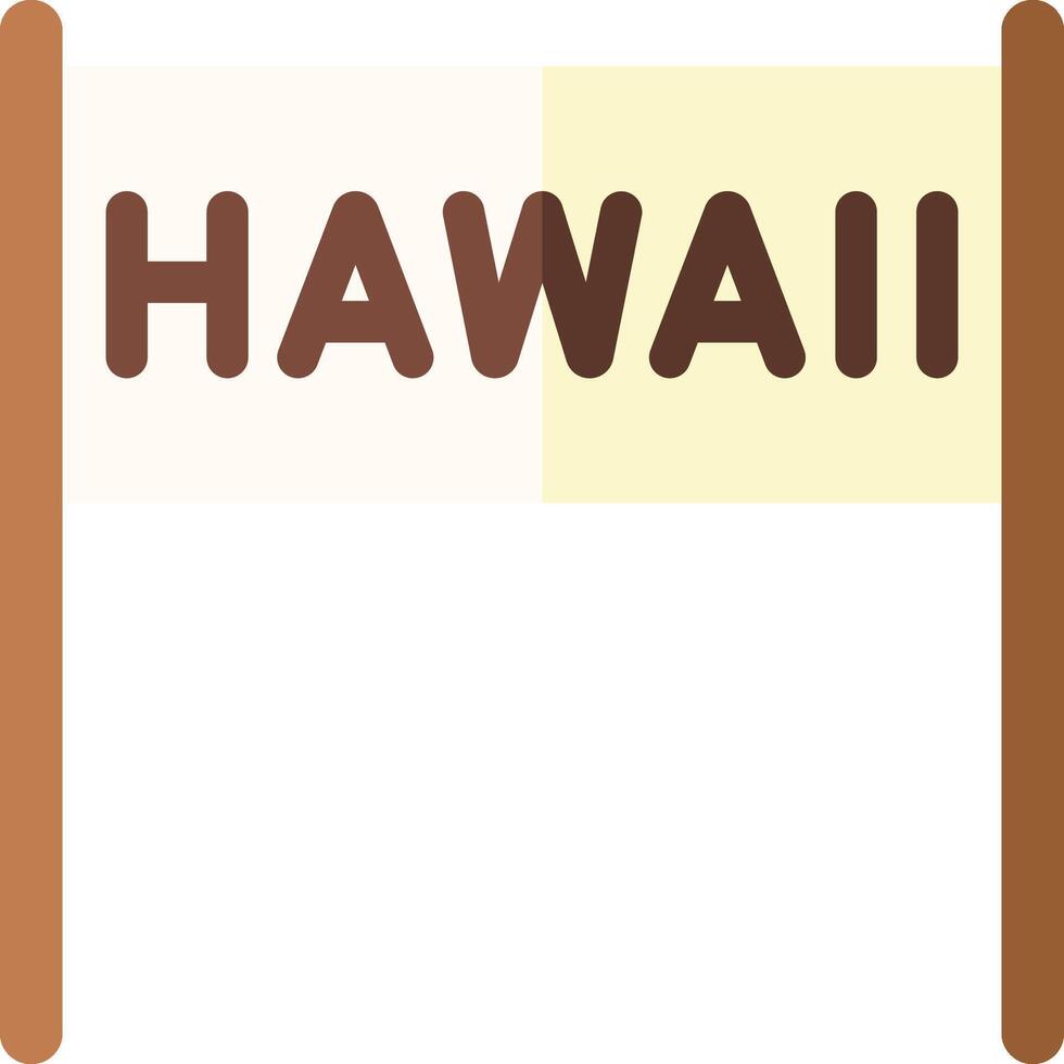 Hawaii illustration design vector