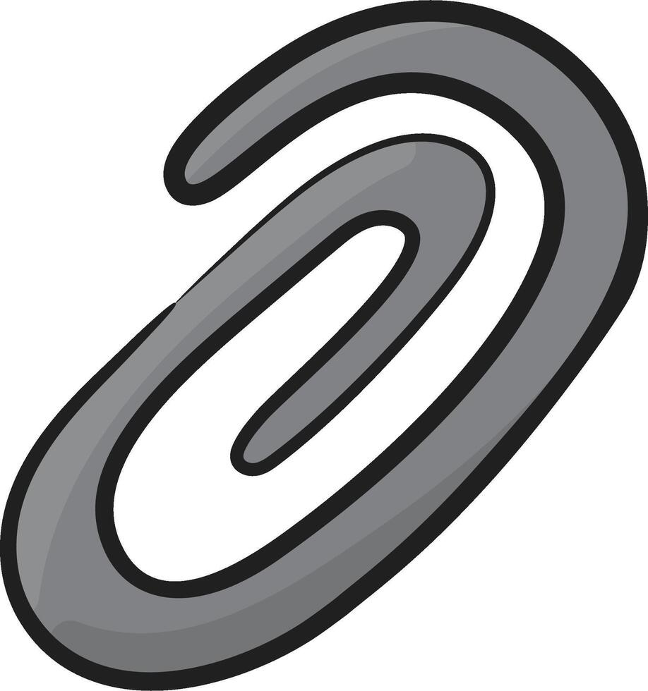 An arrow with a curved line in the middle vector