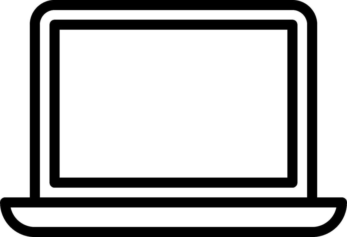 Laptop icon illustration vector