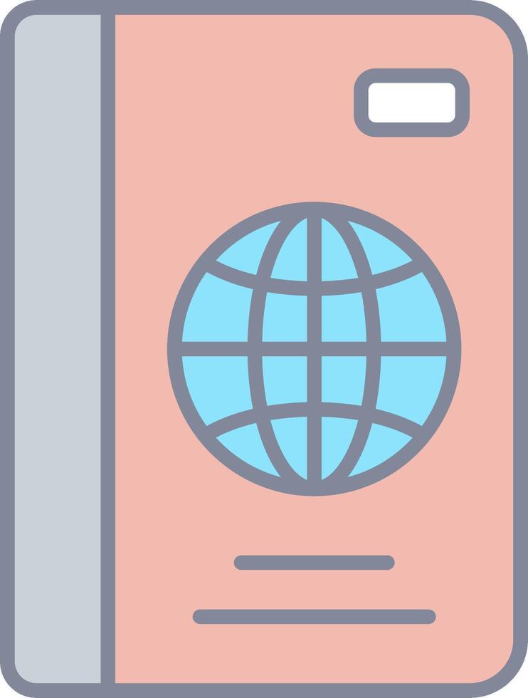 Travel passport icon illustration design vector
