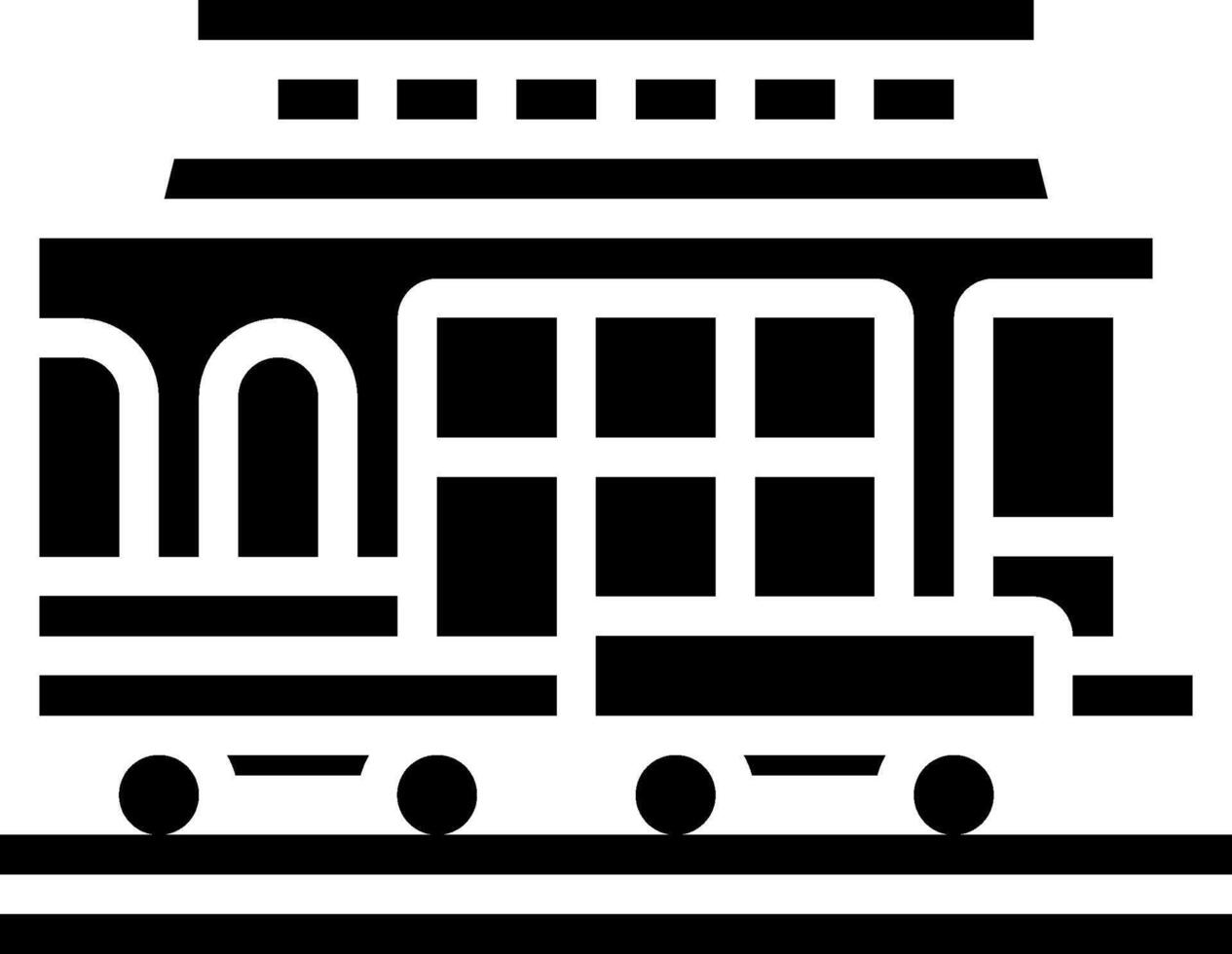 A black and white image of a train on a track vector