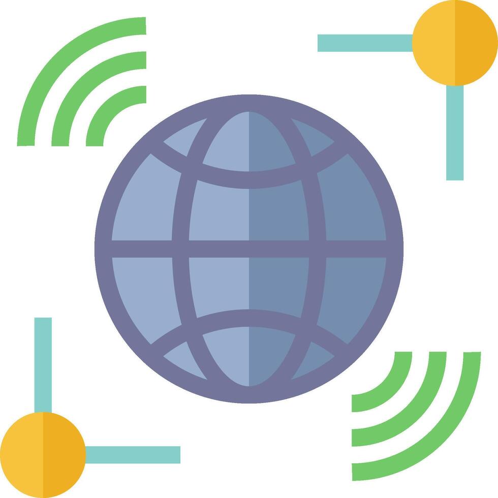 Internet connection icon vector