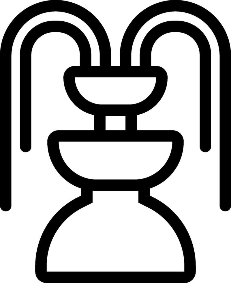 An icon of a vase with two handles vector