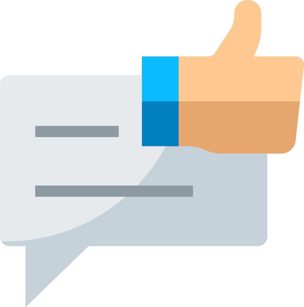 Hand giving thumbs up icon vector