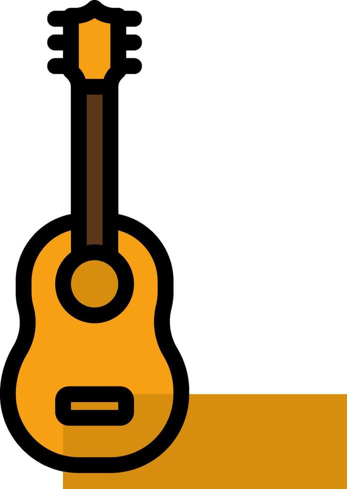 A guitar icon on a white background vector