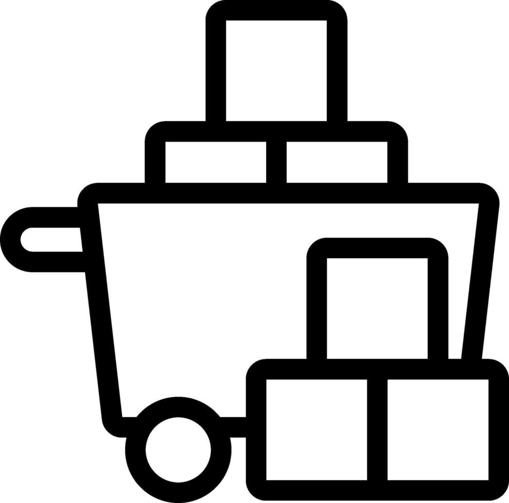 Shopping cart icon vector