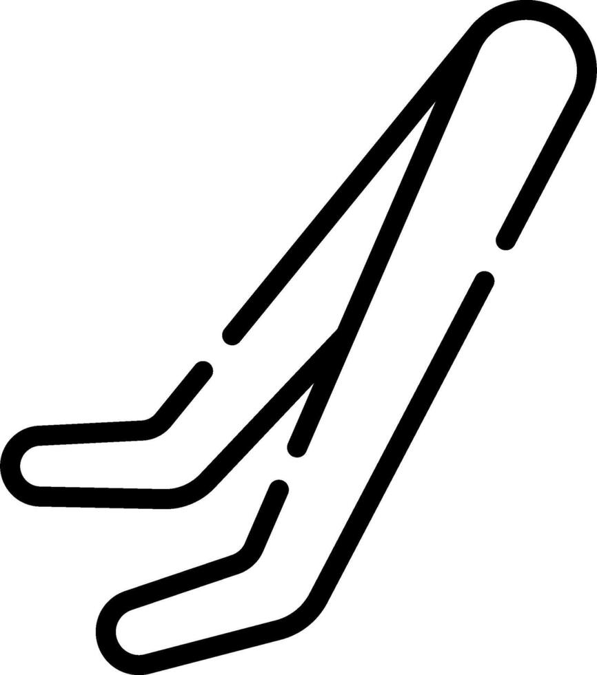 A black and white clipart clipart of a pair of shoes vector