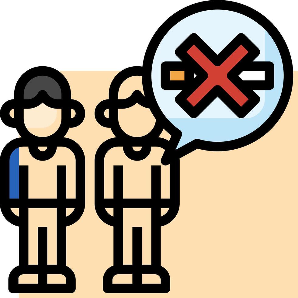 Two people are standing next to each other with a cigarette in their hand vector