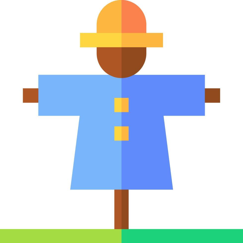 Scarecrow illustration design vector