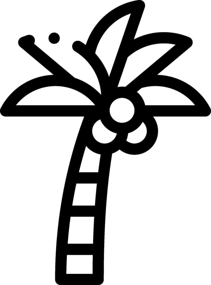 Palm tree clip art vector
