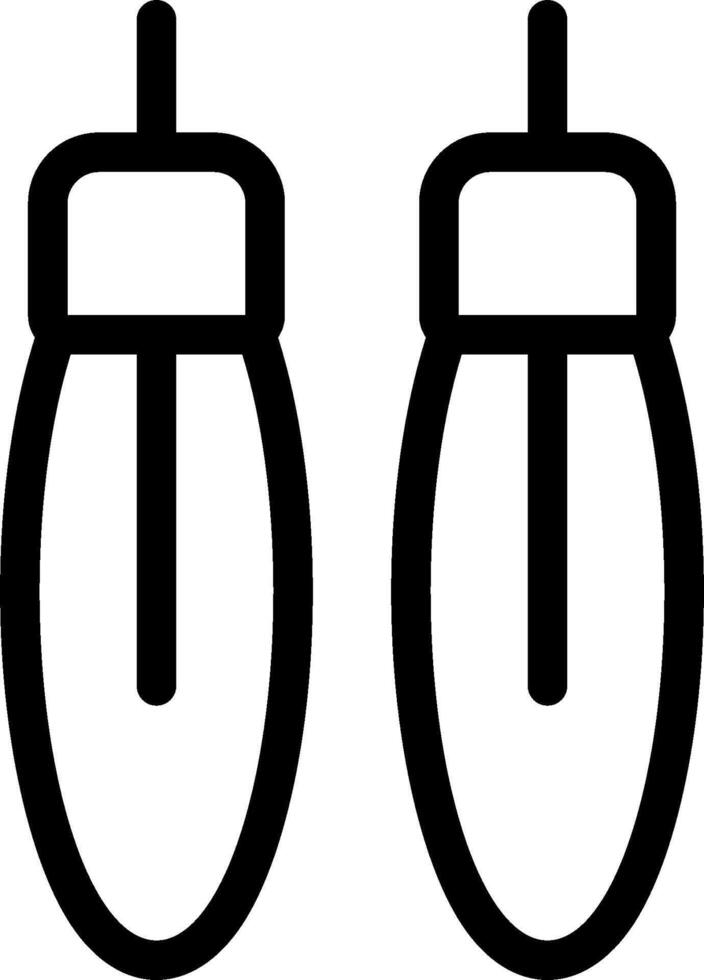 Two bulbs with a white background vector